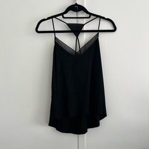 Black Suede Women's Top